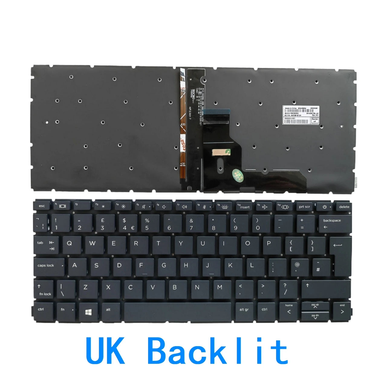 New US Russian Spanish UK Language  Backlit Keyboard For HP PROBOOK 430 G8/ 435 G8/ 435R G8 Notebook PC Replacement Keyboard  HP laptop repair parts