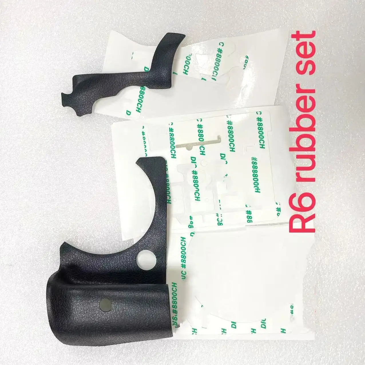 New Good Quality Body Rubber Set for Canon EOS R6 Grip Hands Rubber/Thumb Rubber SLR  Digital Camera repair parts