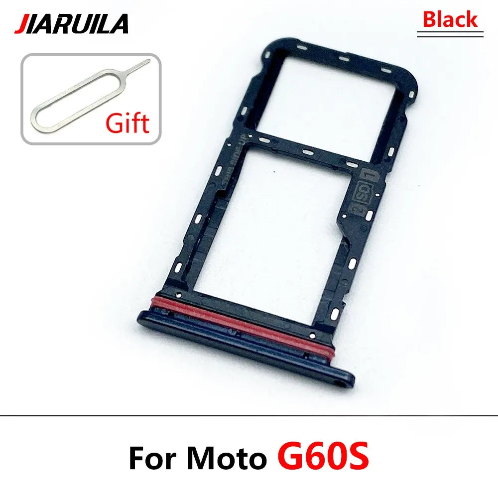 New For Motorola Moto G10 G20 G30 G50 G60 G60s G100 5G SIM Card Slot SD Card Tray Holder Adapter Replacement Parts Motorola phone repair parts