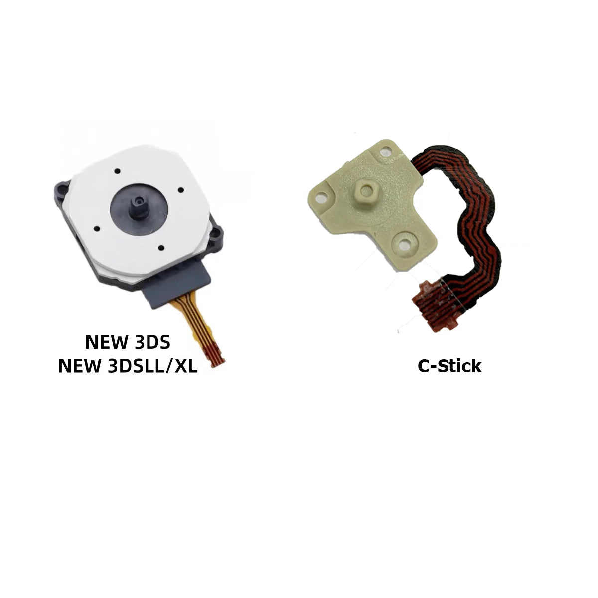 1-2PCS Replacement C Stick Joystick for New 3DS LL 2DS XL Controller 3D Analog Sensor Module for 3DS 3DSXL 3DSL Thumb Sticks Game console repair parts