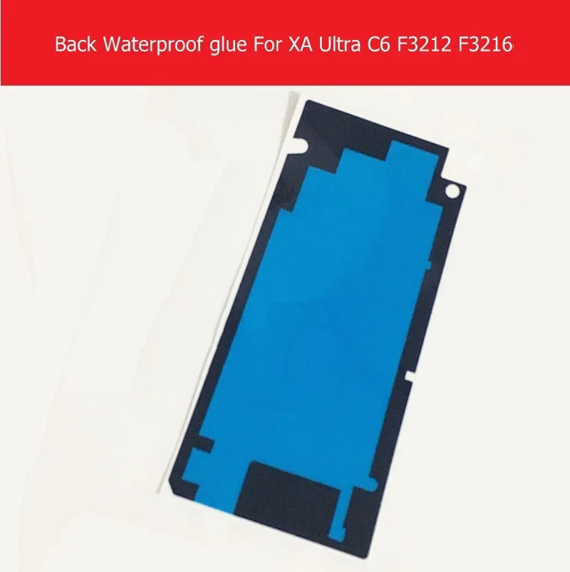 Touch screen panel & Back Cover Waterproof Sticker For Sony Xperia XA ultra C6 F3212 F3216 waterproof Adhesive Glue Replacement Sony phone repair parts