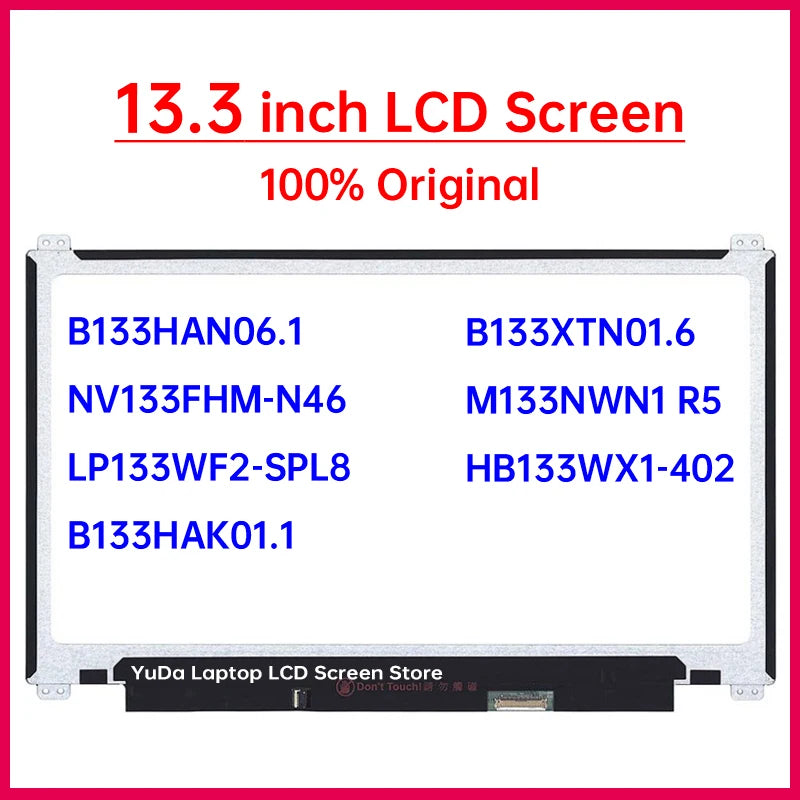 13.3 Inch Laptop LCD Screen For Lenovo ThinkPad L390 Type 20NR 20NS L380 20M5 20M6 Display Matrix Panel Replacement HD / FHD Lenovo laptop repair parts