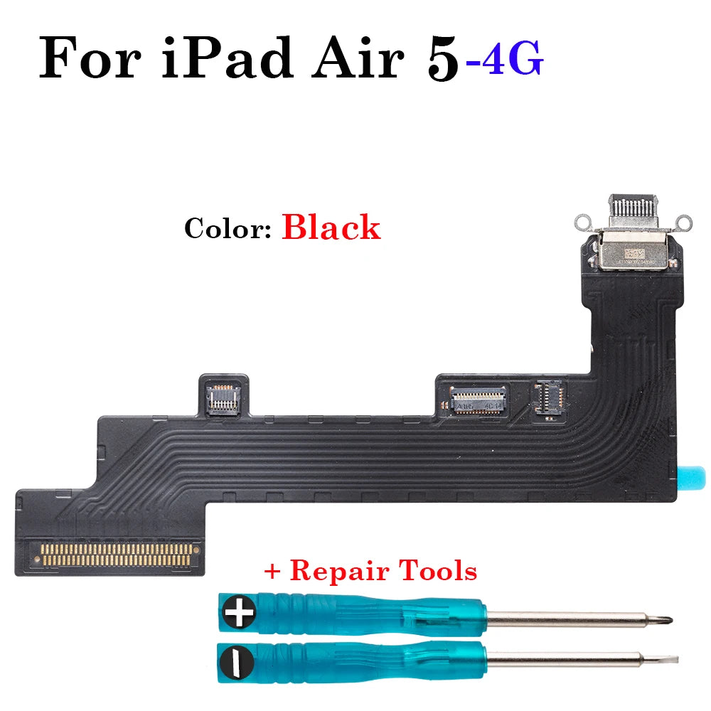 Charging Port Flex Cable For iPad Air 4 2020 Air 5 2022 4G Wifi  USB Charger Port Dock Connector Plug Socket Jack Ribbon iPad tablet repair parts
