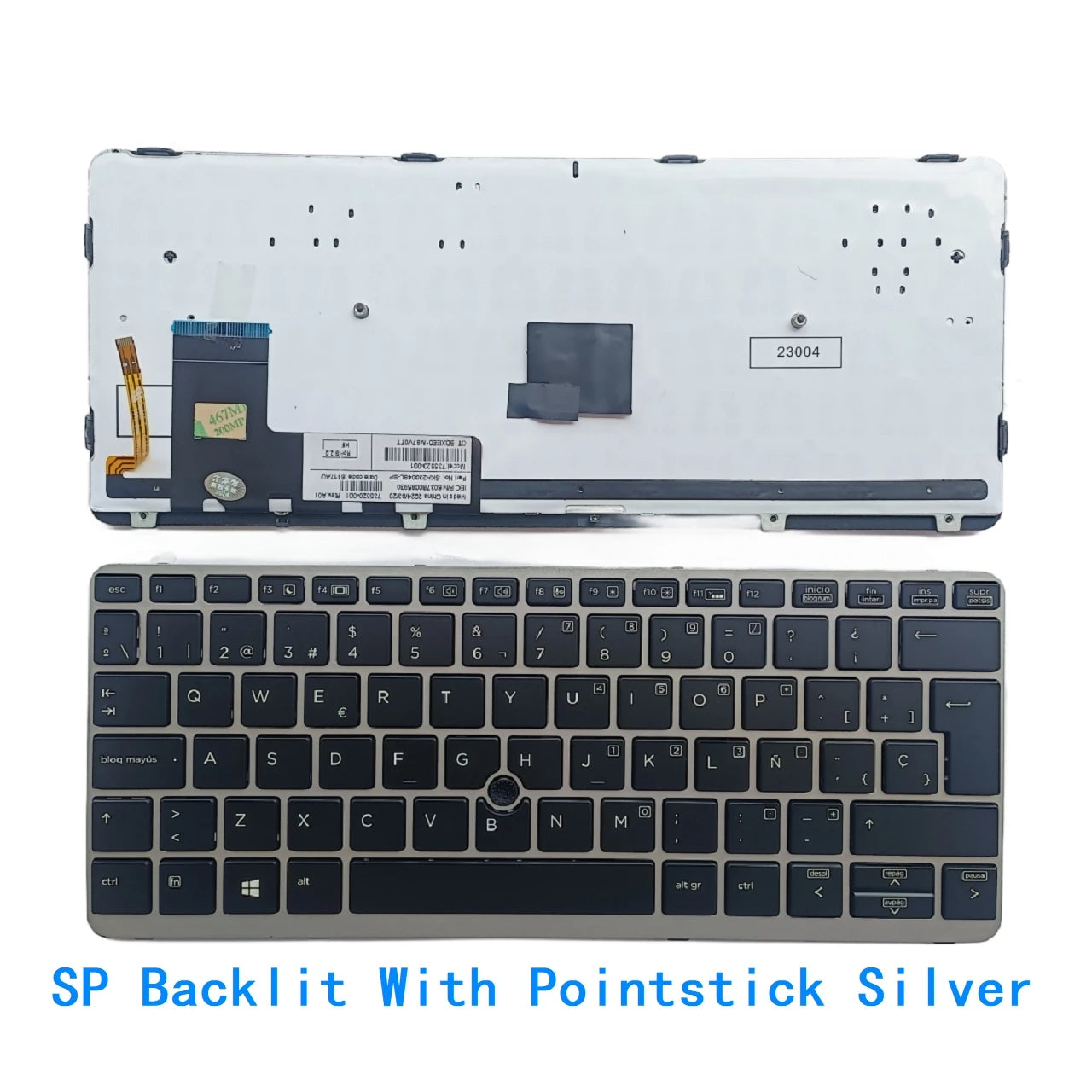 New US Spanish Language  Backlit Keyboard For HP Elitebook 820 G1 820 G2 Notebook PC Replacement Keyboard HP laptop repair parts