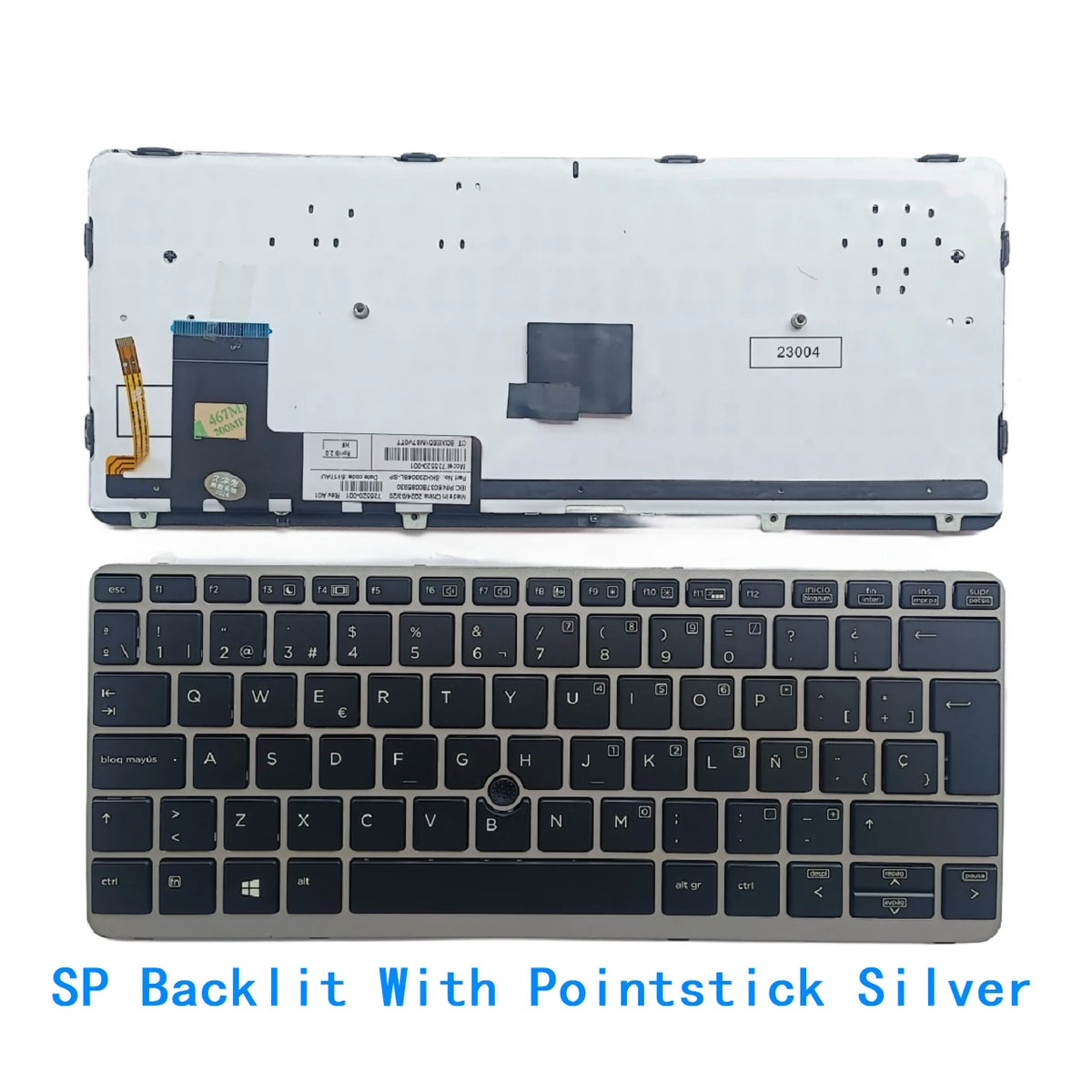 New US Spanish Language  Backlit Keyboard For HP Elitebook 820 G1 820 G2 Notebook PC Replacement Keyboard HP laptop repair parts
