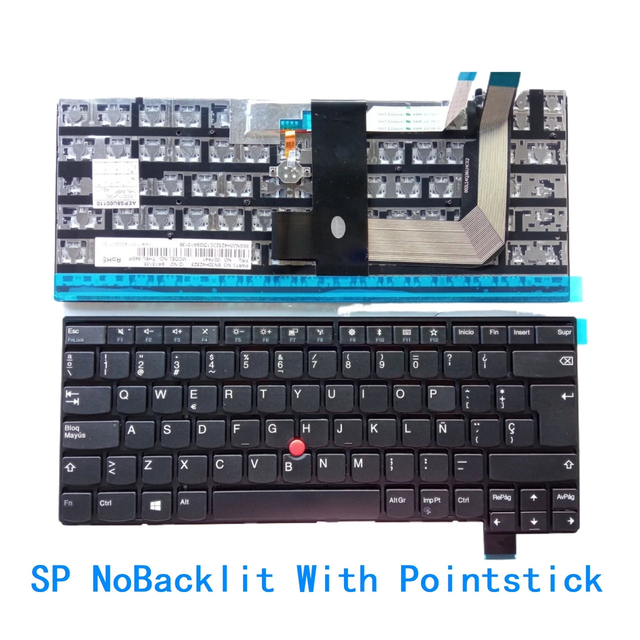 New US Spanish Portuguese Language  Backlit Keyboard For Lenovo Thinkpad T470P Notebook PC Replacement Keyboard Lenovo laptop repair parts