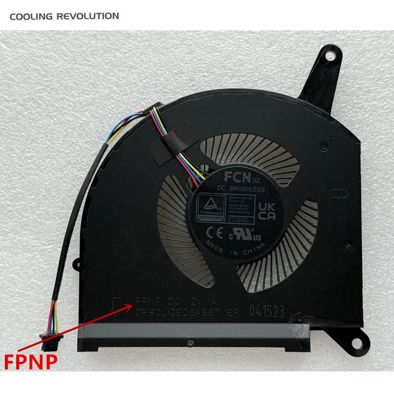 New Original Laptop CPU GPU Cooling Fan For Gigabyte Gaming  AORUS 7 9KF 9MF X7EF 17 XE4 YE5 RX7PXE MODEL: FPNP FPNQ 12V 1A Gigabyte laptop repair parts