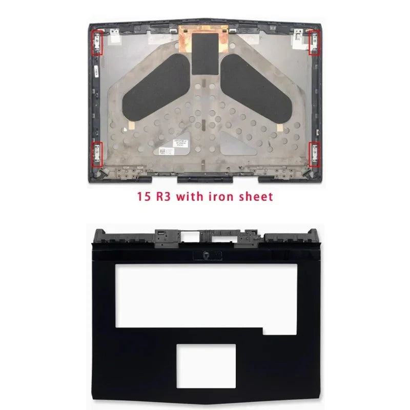 LCD Screen Back Shell, Screen Front Frame Hinge for DELL Alienware 15 R3 R4 Laptop Cover, Palm Rest Bottom Shell ABCDE Cover  Dell Laptop repair parts