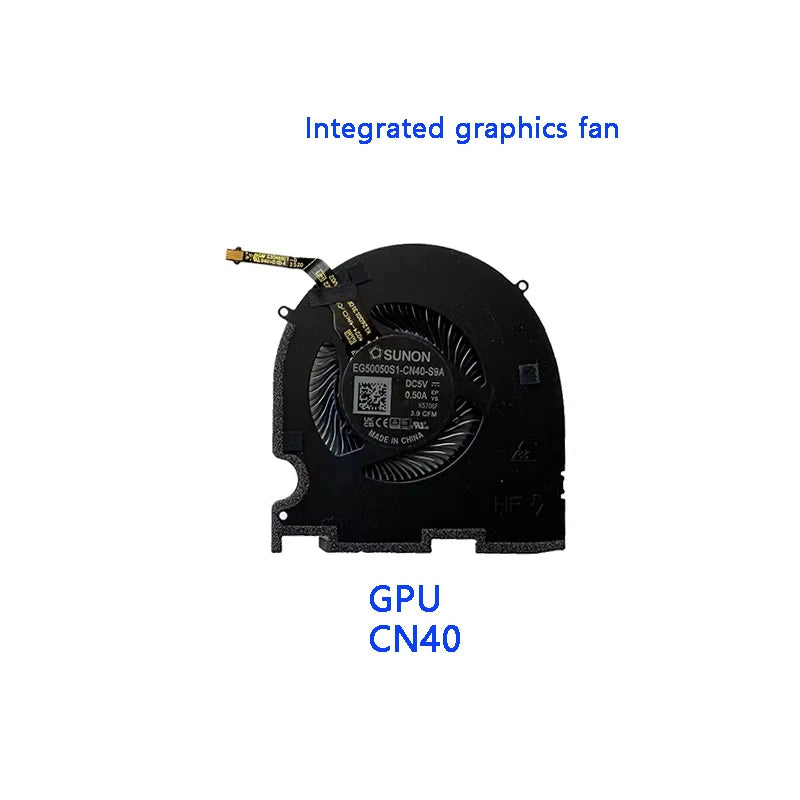 New Original Laptop CPU GPU Cooling Fan For DELL XPS 14 9440 0256J1 091DY0 Dell laptop repair parts