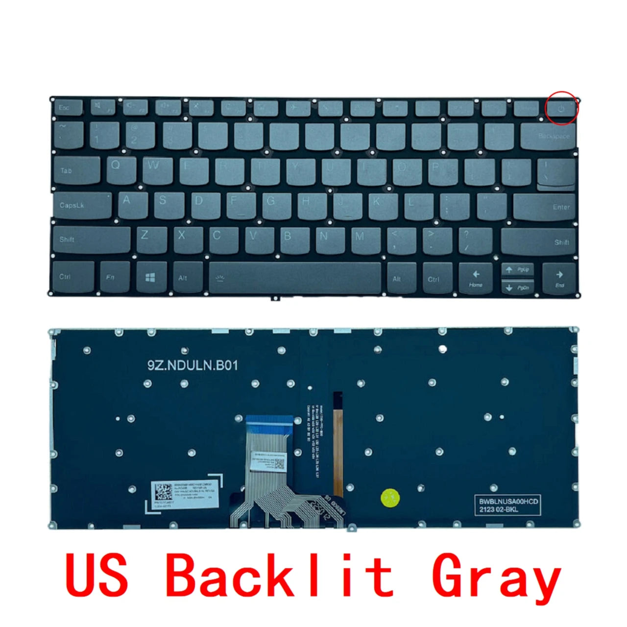 New US Russian Spanish Laptop Backlit Keyboard For Lenovo ideapad 720S-14 720S-14IKB 320s-13 320s-13ikb V530S-14 7000-13 LCM16K8 Lenovo laptop repair parts