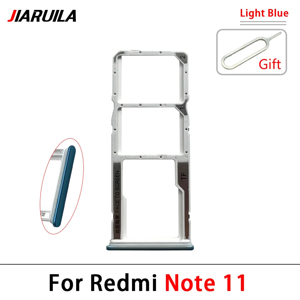 10Pcs, New For Xiaomi Redmi Note 11 11s Pro Plus 4G 5G SIM Card Tray Slot Holder Replacement Parts  Xiaomi  Xiao mi phone repair parts