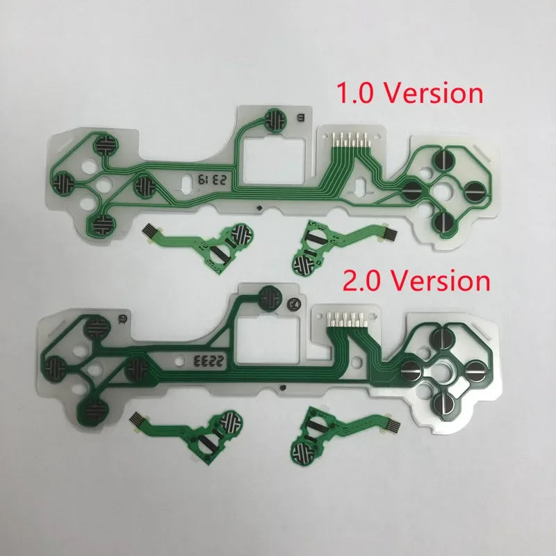 10pcs/Lot Replacement Original for Ps5 Conductive Film V1.0 2.0 3.0 Game Pad Controller Button Flex Cable Ribbon V1 V2 V3 Game console repair parts