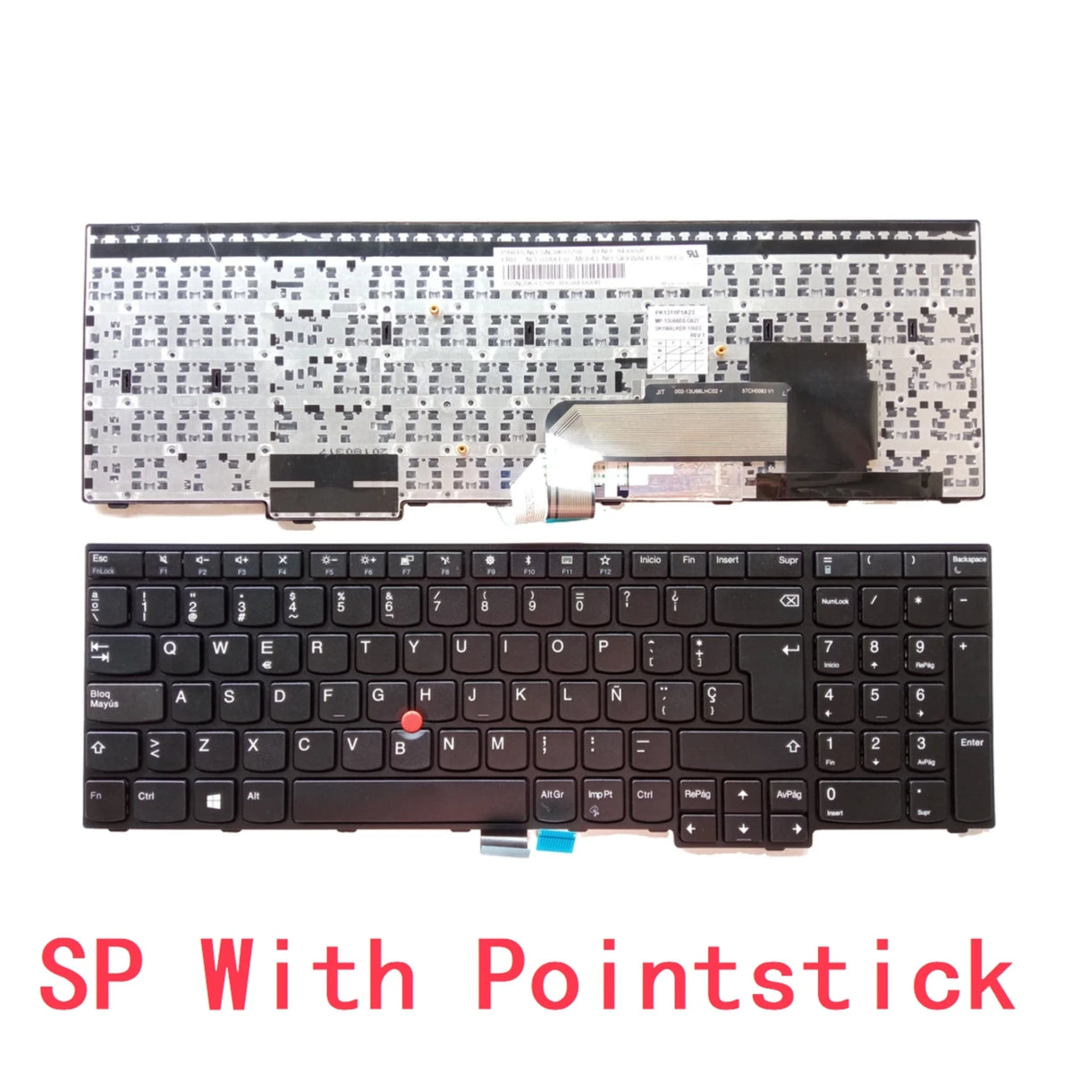 New US Russian Spanish Latin Brazil Laptop Keyboard For Lenovo Thinkpad E570 E575 E570C Notebook PC Replacement Lenovo laptop repair parts