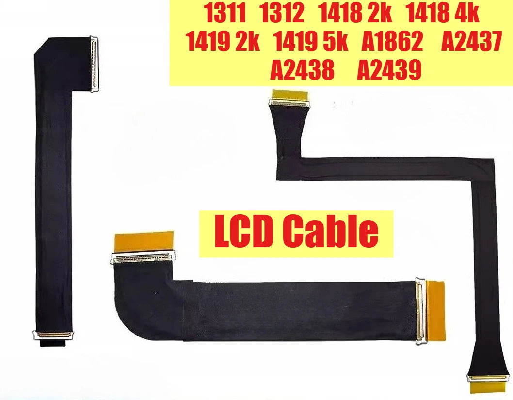 Lcd screen display cable for iMac screen cable A1311 A1312 A1418 A1419 A1862 A2438 A2439 A2437 24 inch screen connection cable iMac repair parts
