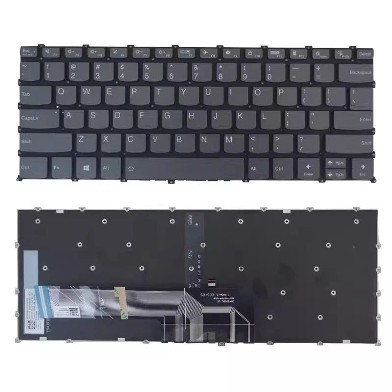 Upper case keyboard for Lenovo Xiaoxin Air 14 + ACN ITL 2021 IdeaPad 5 Pro-14ITL6 C topcase palmrest cover touchpad 5CB1C04881 Lenovo laptop repair parts