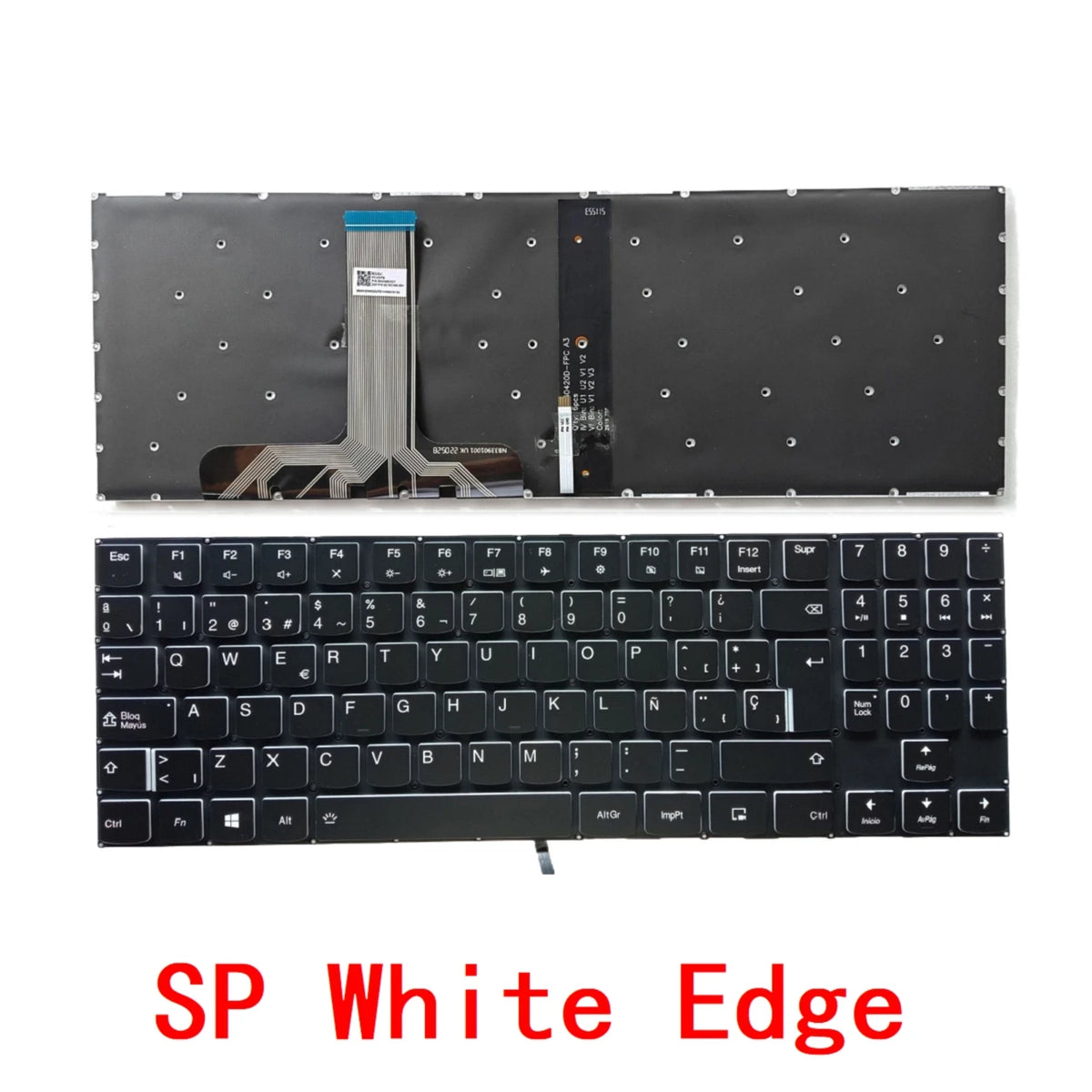 US Russian Spanish Brazil Backlit Keyboard For Lenovo Legion Y530 -15ICH Y7000P-1060 Y7000-2019 Y540-15IRH Y540-17IRH Y545-PG0 Lenovo laptop repair parts