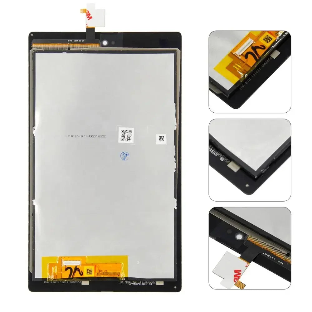 For Amazon Kindle Fire HD8 2017 HD 8 2017 7th Gen SX034QT LCD Display Touch Screen Digitizer Assembly Free Tools Tablet repair parts