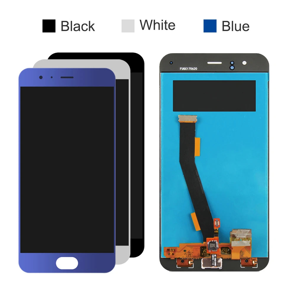 Mi 6 Display Screen, for Xiaomi Mi 6 Mi6 MCE16 Lcd Display Touch Screen Digitizer with Frame Replacement for Xiaomi 6 Xiaomi phone repair parts