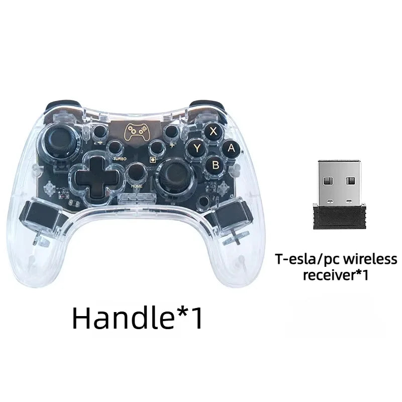 Wireless Bluetooth game controller Console Joypad Joystick for N-intendo S-witch Pro PC mobile phones vibration wake-up Gamepad  Game console accessories