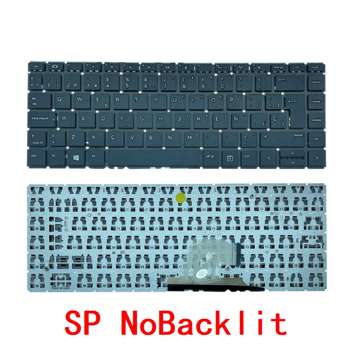 New US Russian Spanish Arab Brazil Laptop Backlit Keyboard For HP Probook 440 G6 445 G6 440 G7 445 G7 Notebook PC Replacement  HP laptop repair parts