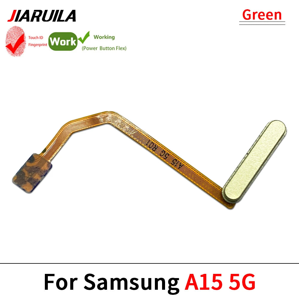 New For Samsung A05s A15 A25 4G 5G Home Button FingerPrint Touch ID Sensor Flex Cable Replacement Parts Samsung phone repair parts