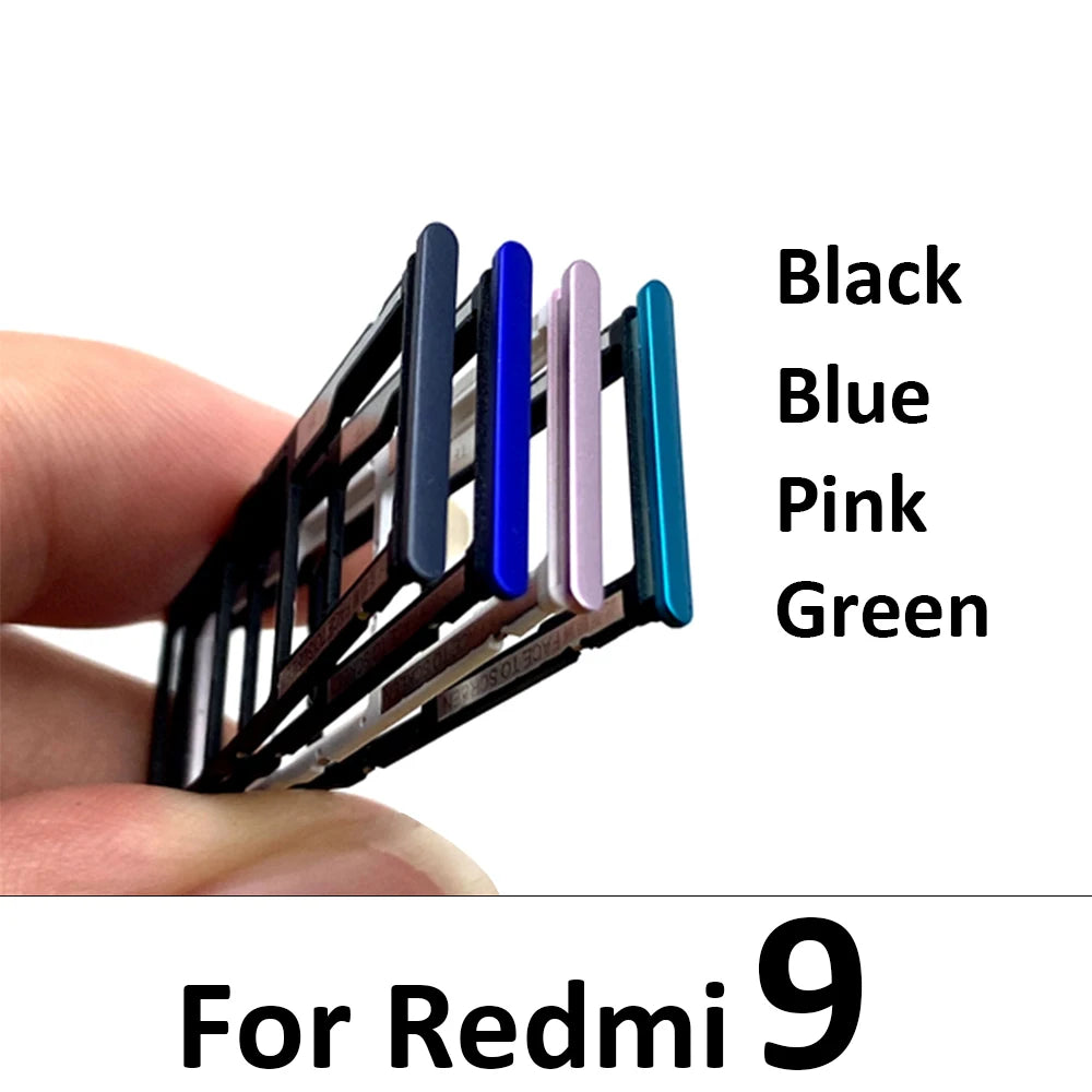 10Pcs, SIM Card Tray Slot Holder Adapter Accessories For Xiaomi Redmi 7 7A 8 8A 9 9A 9T 9C 10 10A 10C 12 12C 13 13C 14 14C  Xiaomi  Xiao mi phone repair parts