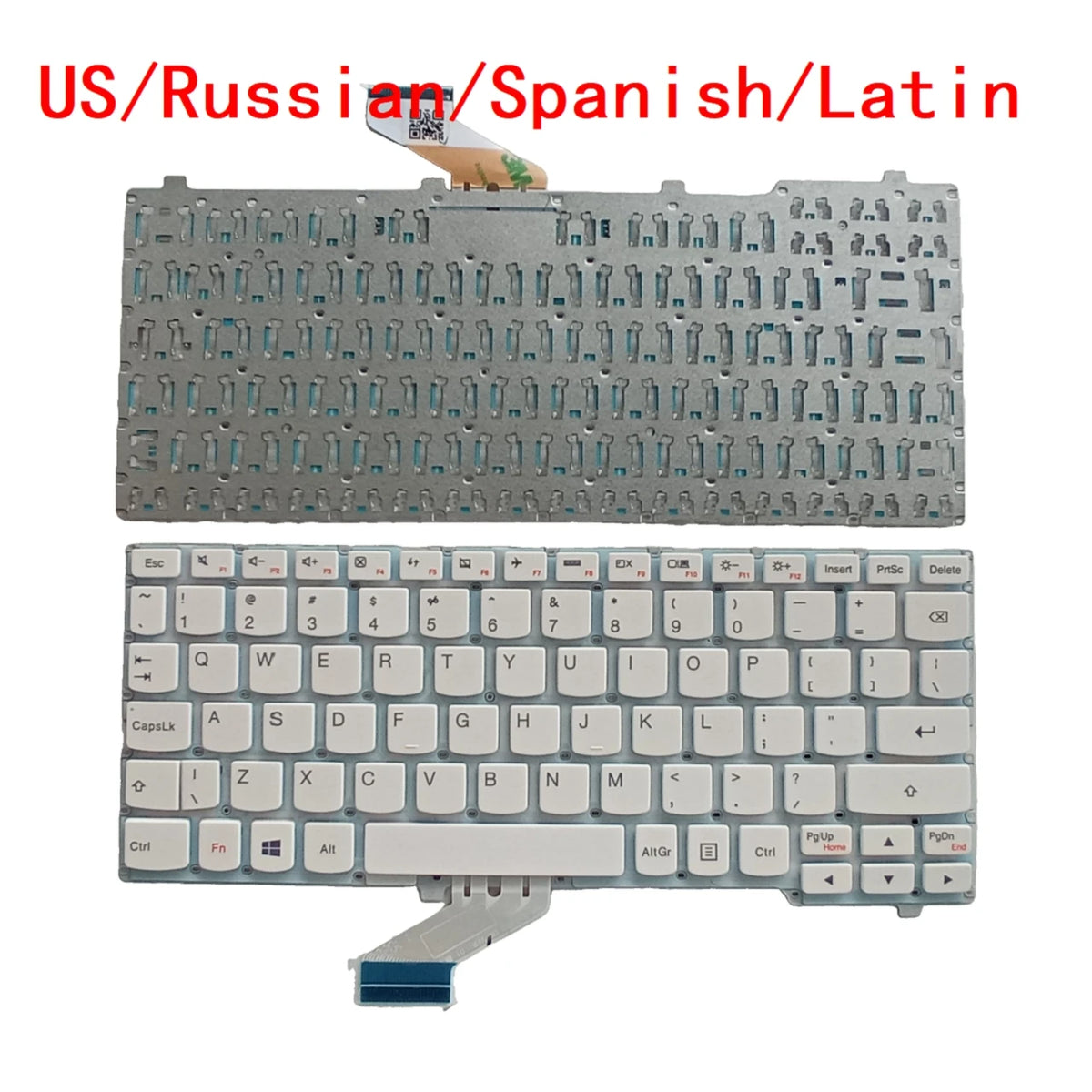 New US Russian Spanish Latin Laptop Keyboard For Lenovo ideapad 110S 110S-11 110S-11IBR 110S-11AST 110S-11IBY Lenovo laptop repair parts