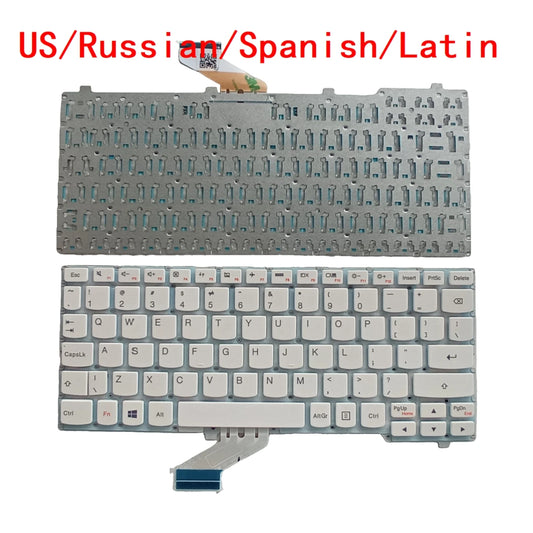 New US Russian Spanish Latin Laptop Keyboard For Lenovo ideapad 110S 110S-11 110S-11IBR 110S-11AST 110S-11IBY Lenovo laptop repair parts