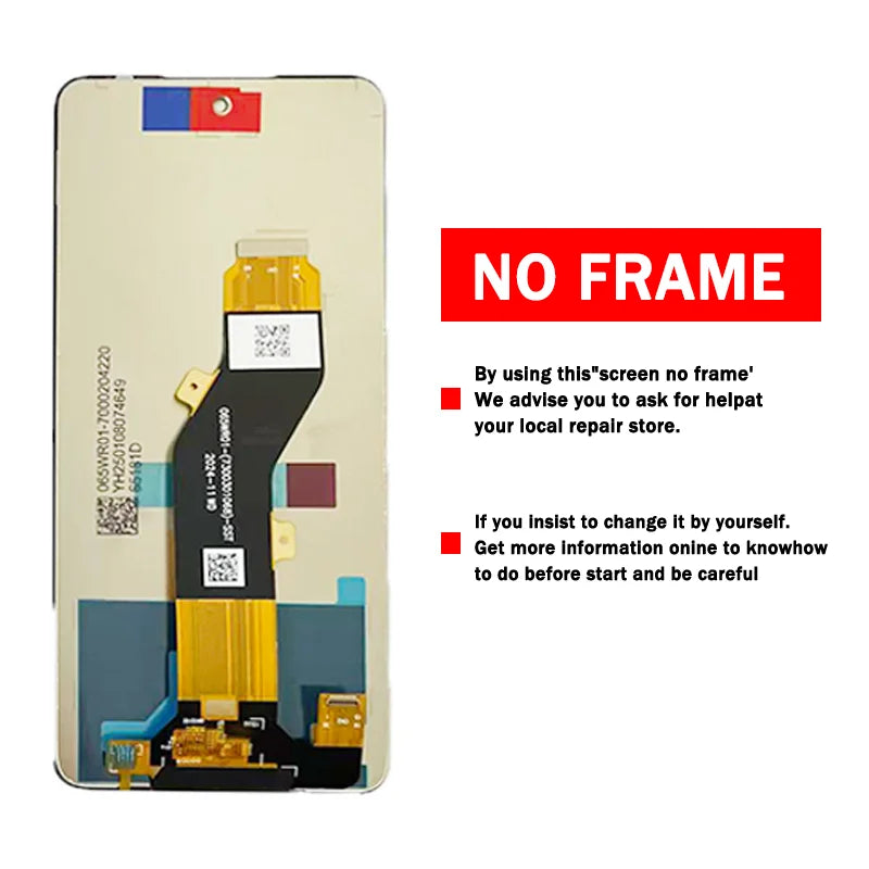 Z2357N  Z2359 Premium Lcd For ZTE Blade A75 4G/V60 Smart Display Touch Screen Digitizer Panel Assembly With Frame ZTE phone repair parts
