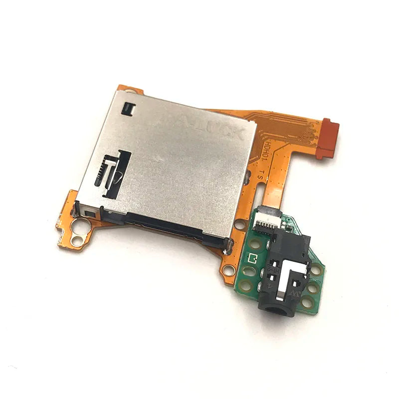For NS Switch Lite Game Card Slot Reader With Headset Headphone Audio Jack Socket Board Replacement Part Game console repair parts