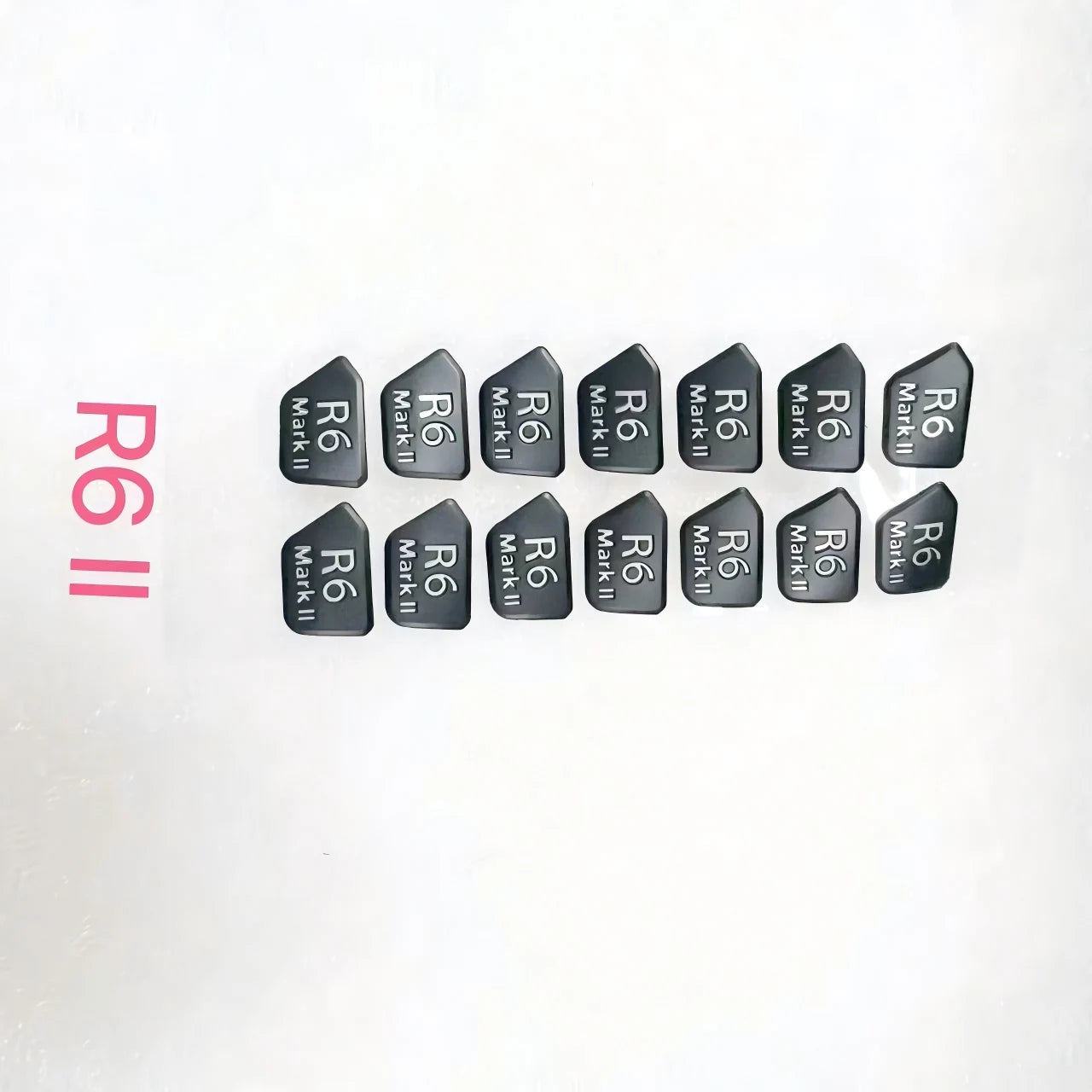 1PCS New R6 II LOGO For Canon R62 R6 Mark II Camera Body Logo Nameplate Repair Part Digital Camera repair parts