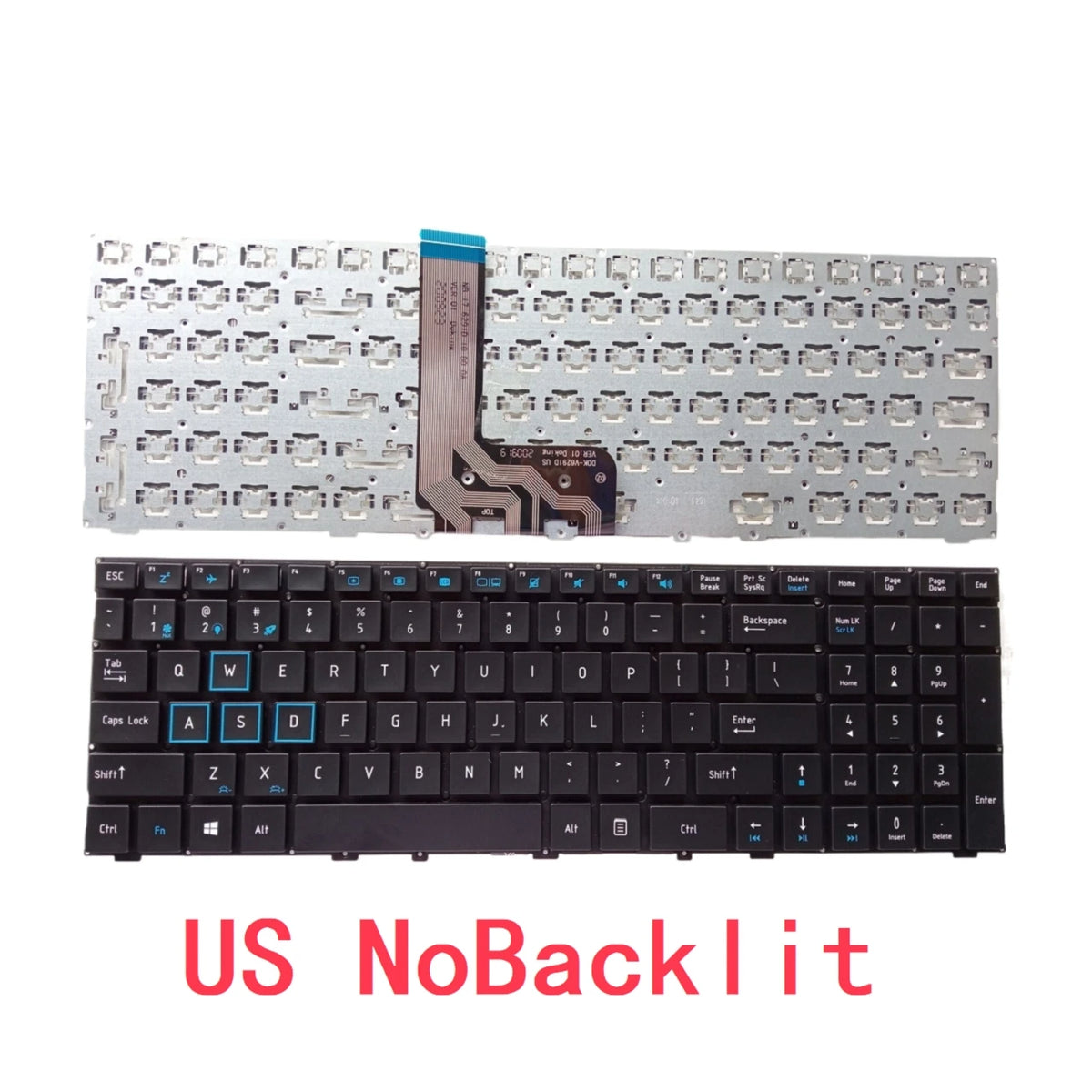 New US Laptop Backlit Keyboard For ThundeRobot 911 Targa T6c 911-X6 MACHENIKE F117-S Si3 S6CP F117-V VR26 MP-13H8