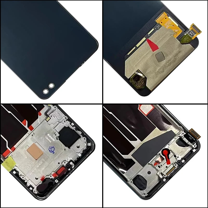 Super AMOLED For OnePlus Nord 5G LCD Display Touch Screen Digitizer Assembly 1+Nord 5G AC2001, AC2003 Display Frame  OnePlus phone repair parts
