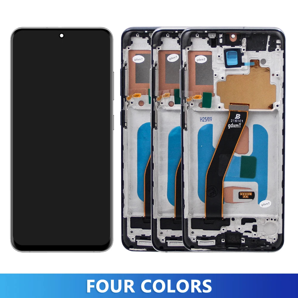 For Samsung S20 4G Touch Screen G980 G980F G980F/DS LCD Display Touch Screen Digitizer with Frame Replacement 100% Tested Samsung phone repair parts