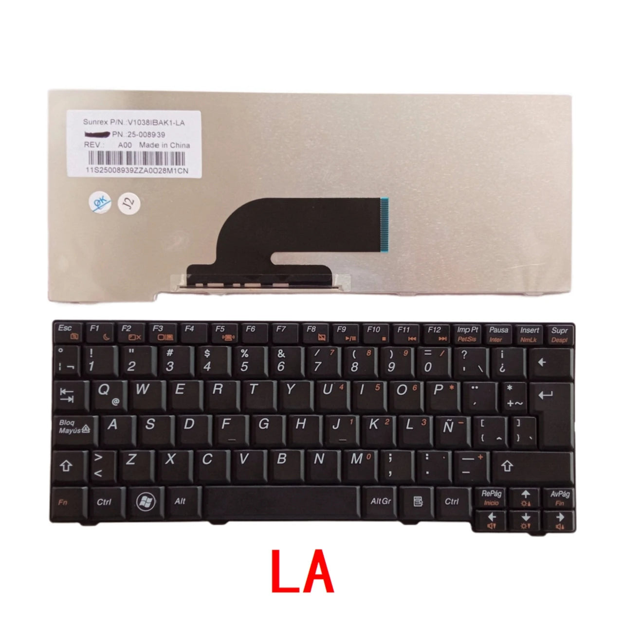New US UI Spanish Latin Brazil Laptop Keyboard For Lenovo IdeaPad S11 S10-2 S10-2C S10-3C Notebook PC Replacement Lenovo laptop repair parts