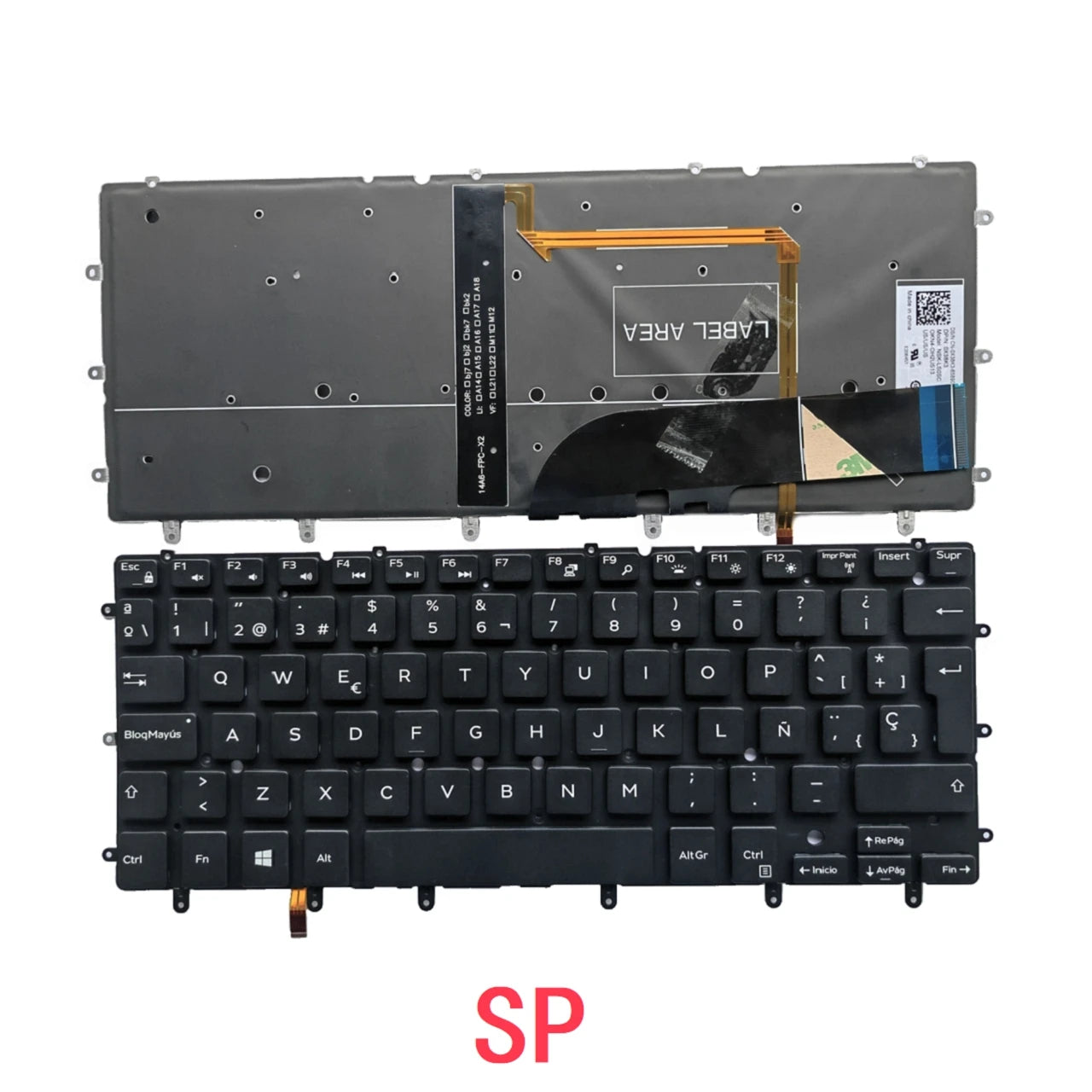 US Russian Spanish Arab Brazil Backlit Keyboard For Dell XPS 13 9343 9350 9360 Inspiron 13 7347 7348 7352 Inspiron 15 7547 7548Dell laptop repair parts
