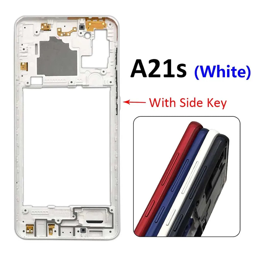 Middle Frame Holder Housing For Samsung A21s A20s A30s A50s A70s Replacement Repair Parts Samsung phone repair parts