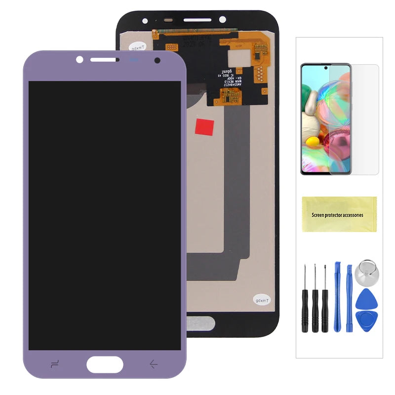 For Samsung Galaxy J4 2018 J400 J4 SM-J400F/DS SM-J400M/DS Display With Touch Screen Assembly Can Adjust Brightness LCD Samsung phone repair parts