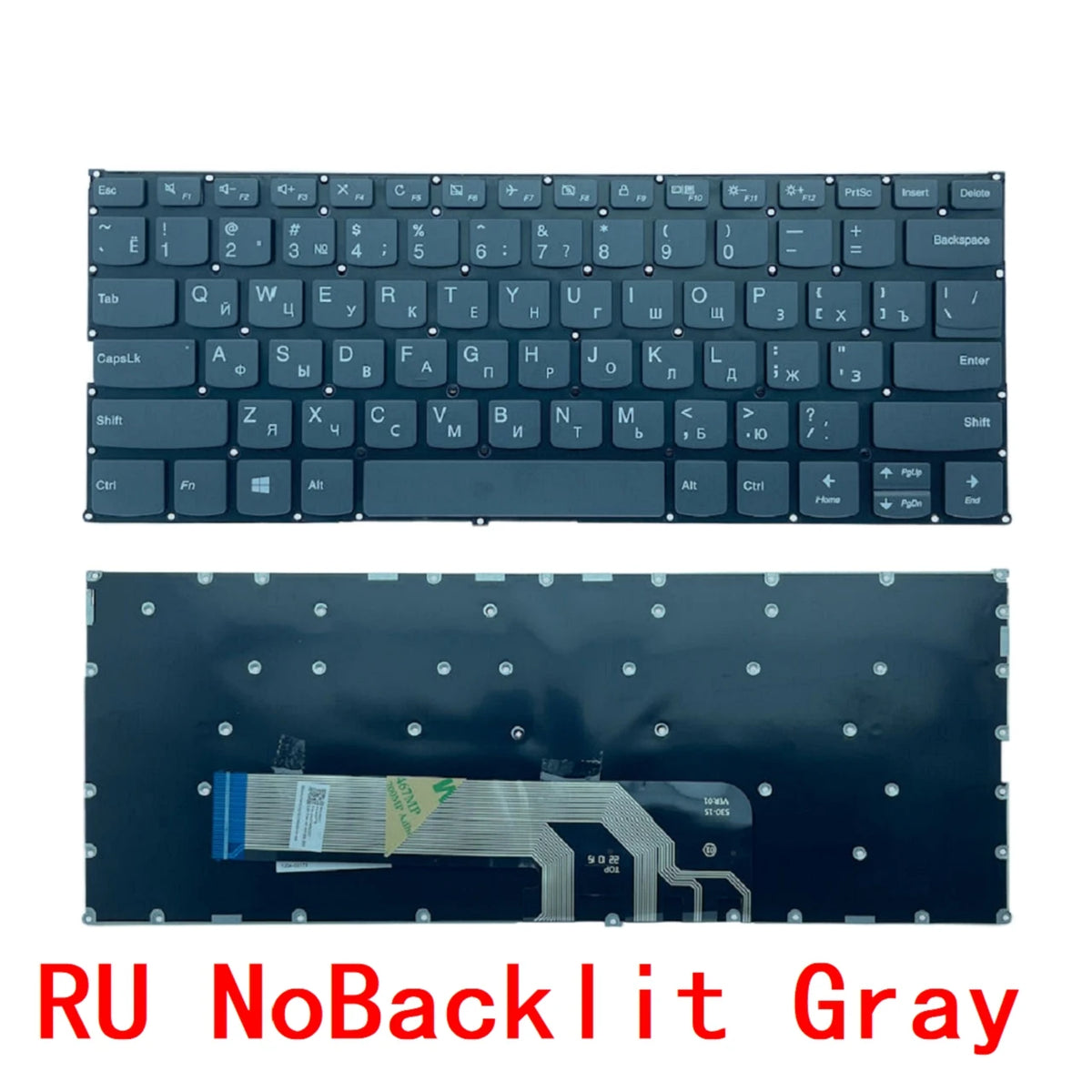 New US Russian Spanish Arab Brazil Portuguese Backlit Keyboard For Lenovo YOGA 530-14ARR 530-14IKB 730-13 730-15IKB/730-15IWL Lenovo laptop repair parts