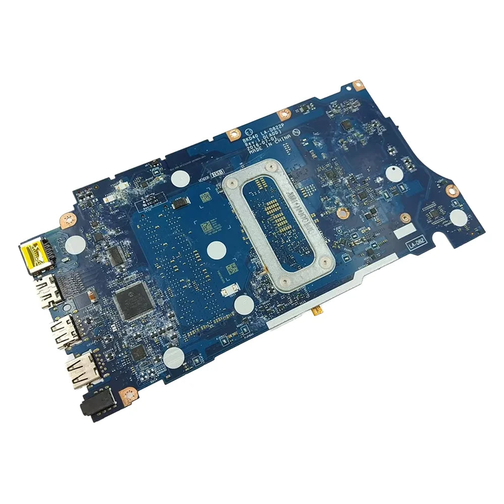Laptop Motherboard for Dell Vostro 15 5568 LA-D822P With CPU:i3-6006U i3-7100U i5-7200U i7-7500U FRU:Y7Y9H V242N DELL  laptop repair parts
