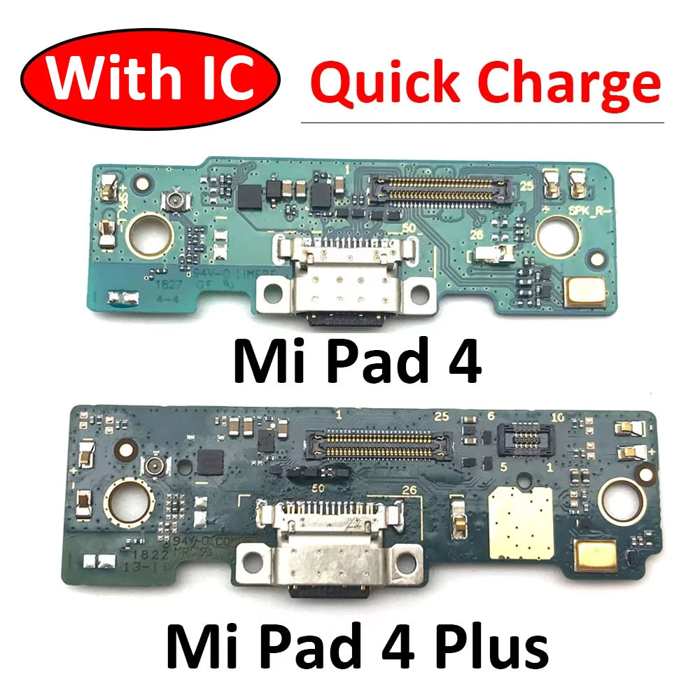 New For Xiaomi Mi Pad 4 Pad4 Plus USB Charging Port Mic Microphone Dock Connector Board Flex Cable Repair Parts Xiaomi  Xiao mi phone repair parts