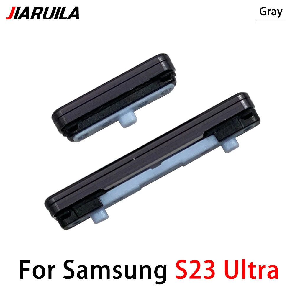 New For Samsung S22 S23 S24 Plus Ultra 5G Power Button + Volume Side Button Key Replacement Parts Samsung phone repair parts