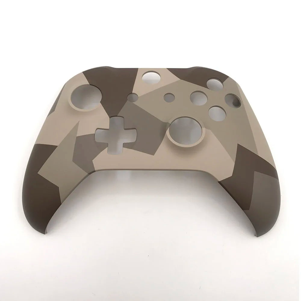Original For Xbox One Slim ONE S Controller Faceplate Shell Front Housing Shell Camouflage Replacement Part Game console repair parts