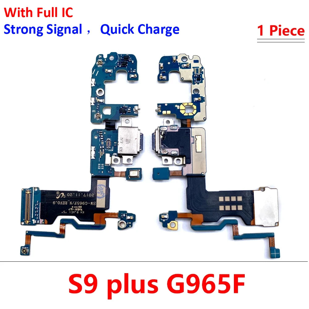 For Samsung S8 S9 Plus S10 Lite 5G G950F G955F G965F USB Charging Dock Connector Flex Cable Microphone Board Samsung phone repair parts