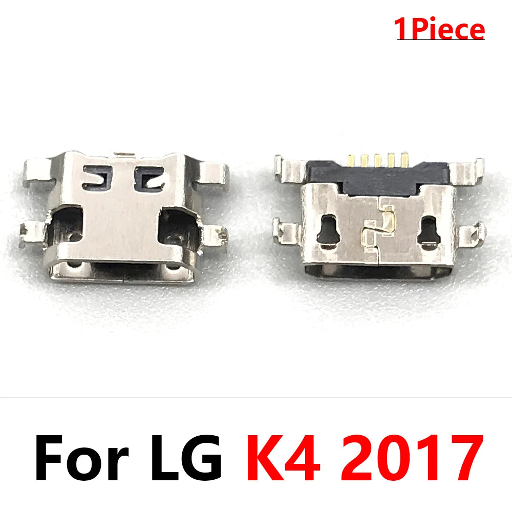 100Pcs USB Charging Port Connector Charge Jack Socket Plug Dock For LG K9 K11 K41s K51 K51s K52 K42 K50 K50s K50 K10 K12 Plus LG phone repair parts