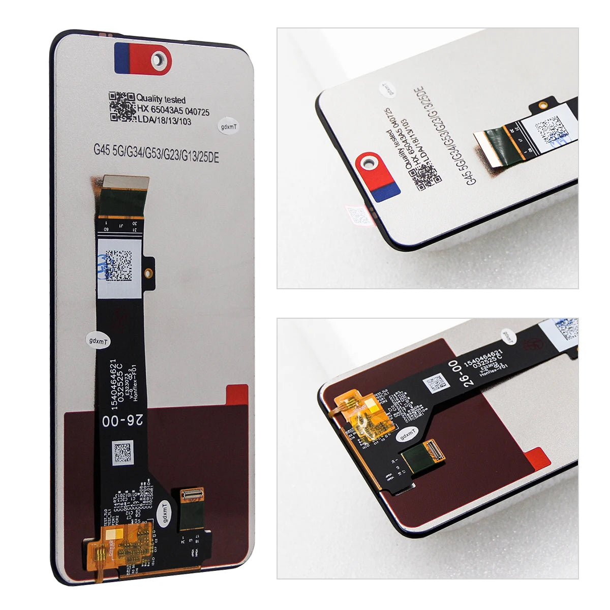 6.5'' Super Screen For Motorola Moto G53 LCD Display Touch Screen Digitizer Assembly With Frame For Moto G53 Replacement Parts Motorola phone repair parts