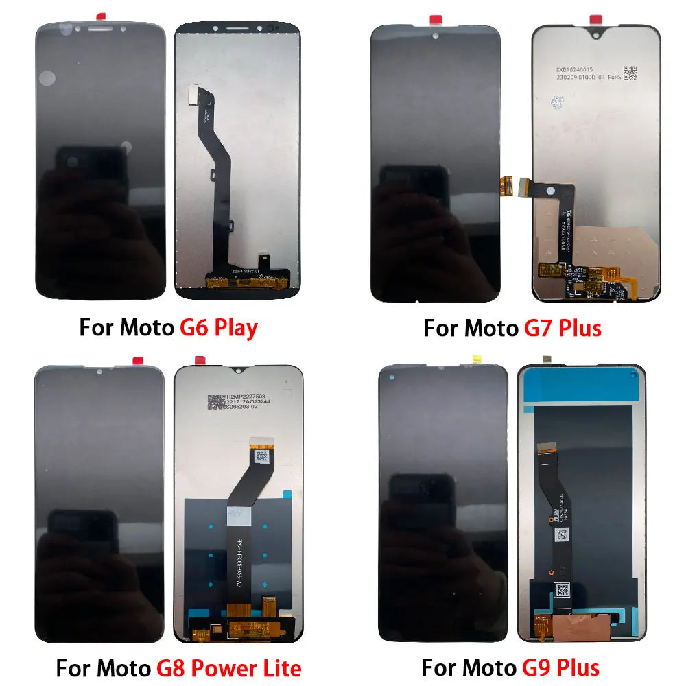 New For Motorola MOTO G5 G6 G7 G8 Power Play Plus Lite LCD Display Replacement Touch Screen Digitizer Assemble Motorola phone repair parts