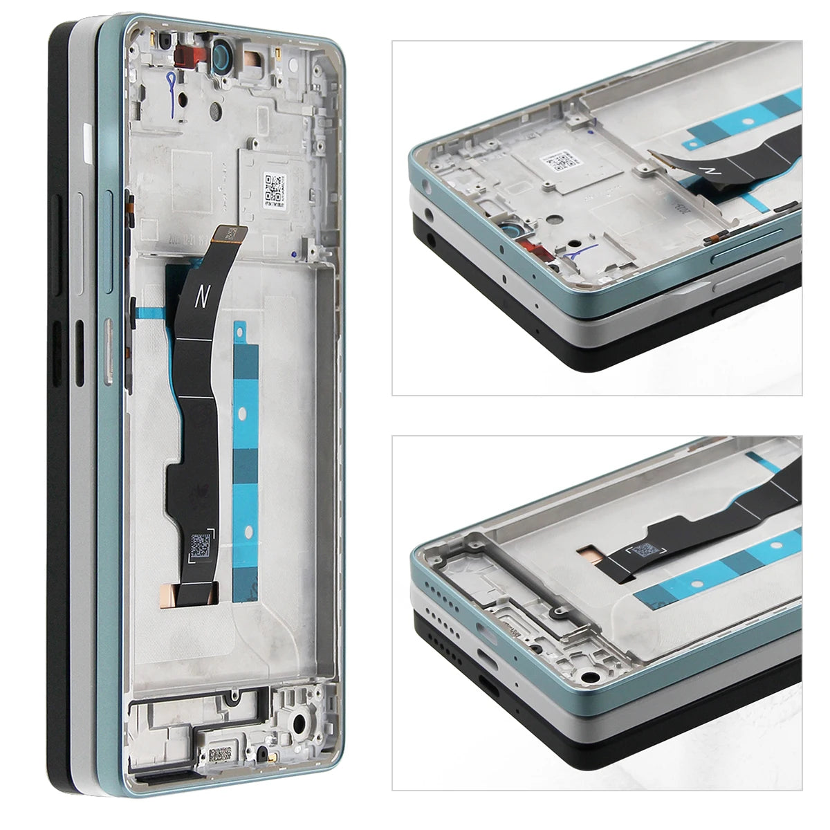 Screen Assembly for Redmi Note 13 2312DRAABG Lcd Display Touch Screen for Redmi Note 13 5G Screen with Frame Replacement Parts Xiaomi phone repair parts
