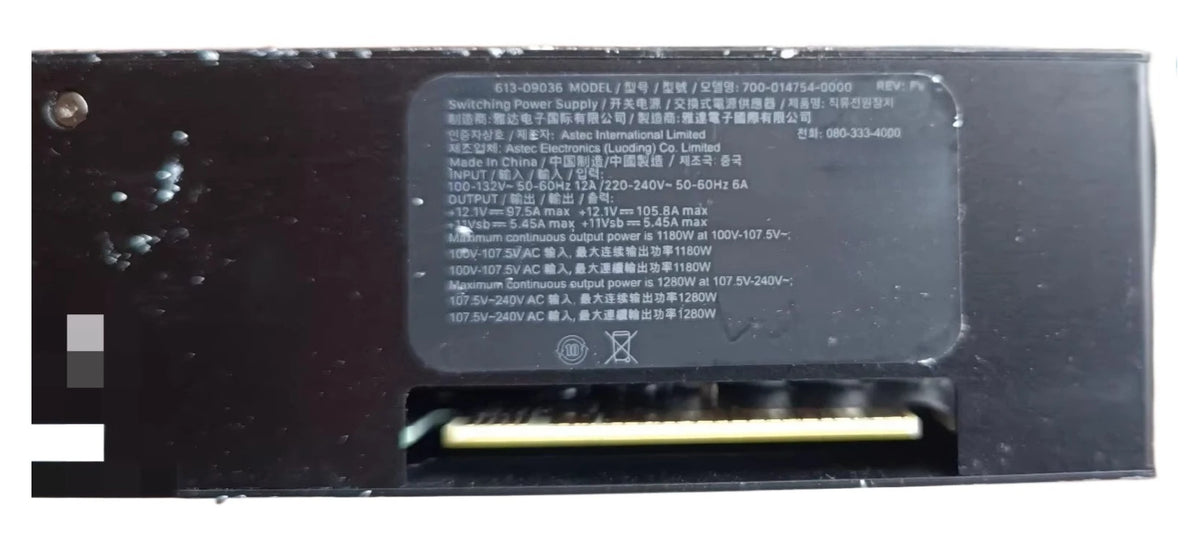 For Mac Pro A1991 Workstation Power Board 613-09036 700-014754-0000 Switching Power Supply Mac repair parts