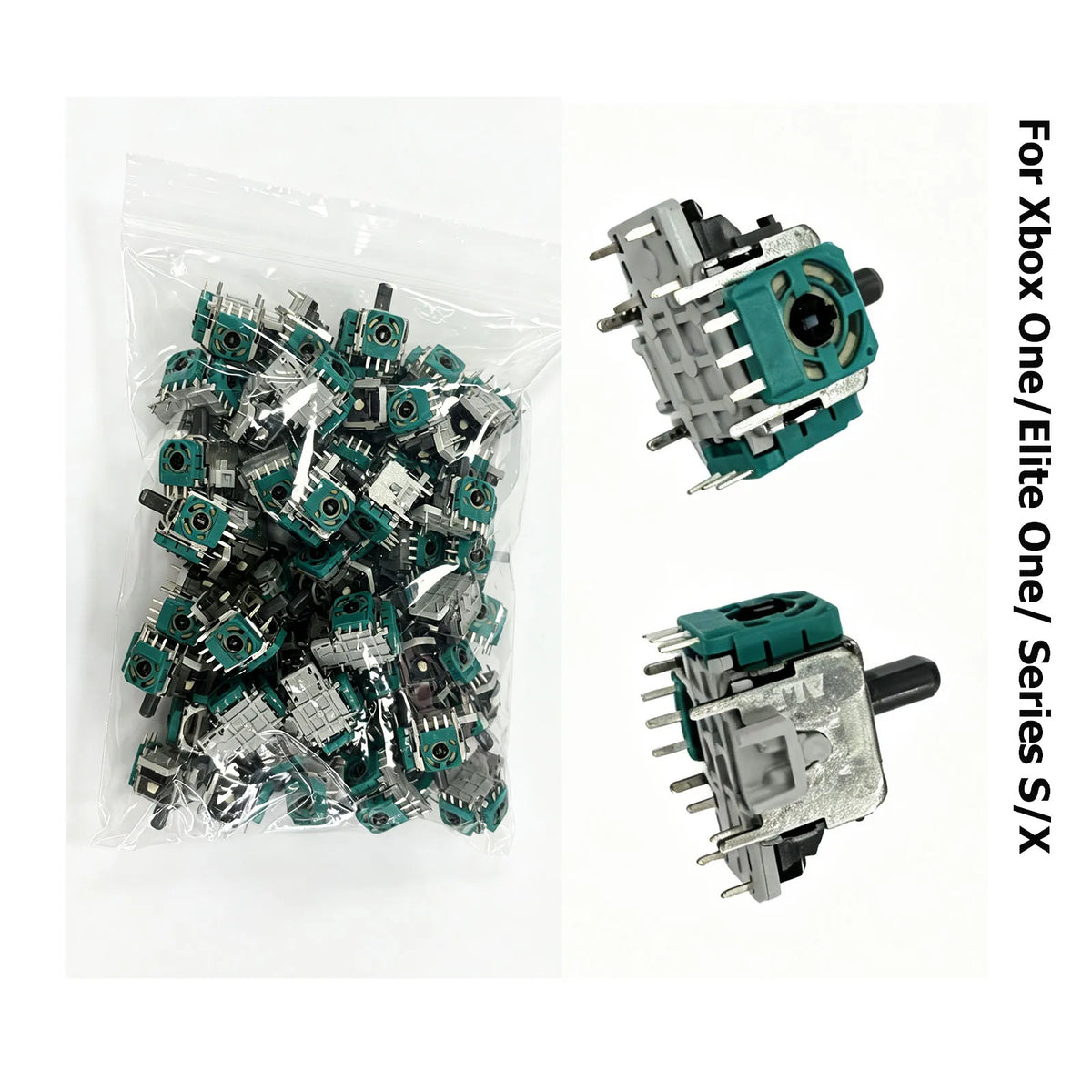 50PCS ALPS 3D Joystick for Xbox Series S/X Controller Thumbstick Analog Stick Sensor Module For Xbox One Slim Elite 1  Game console repair parts